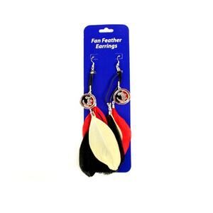 NCAA Seminoles Feather Earrings Licensed Dangle FSU Fan Red Florida State New